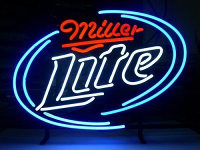 New Miller Lite Palm Tree Beer Bar Pub Neon Light Sign 19"x15"